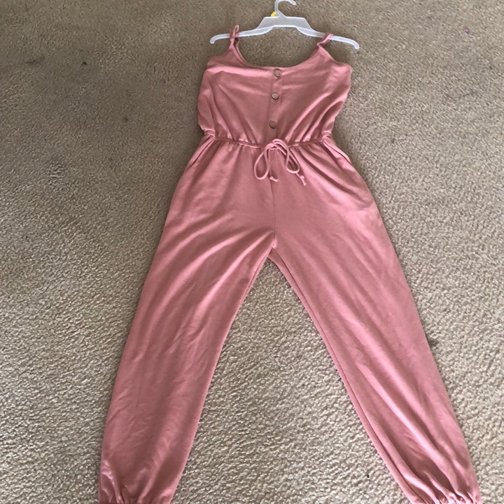 Medium pink jumpsuit/romper